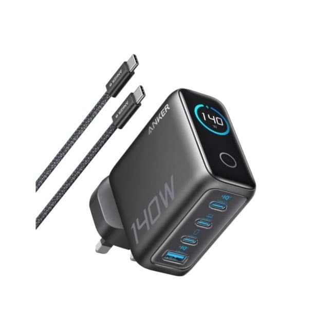 Charger (140W, 4-Port, PD 3.1) with USB-C Cable thumbnail 1